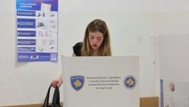 Initial results show Kurti’s party wins most votes in Kosovo’s early election