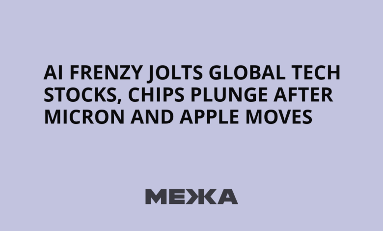 AI frenzy jolts global tech stocks, chips plunge after Micron and Apple moves | Ukraine news
