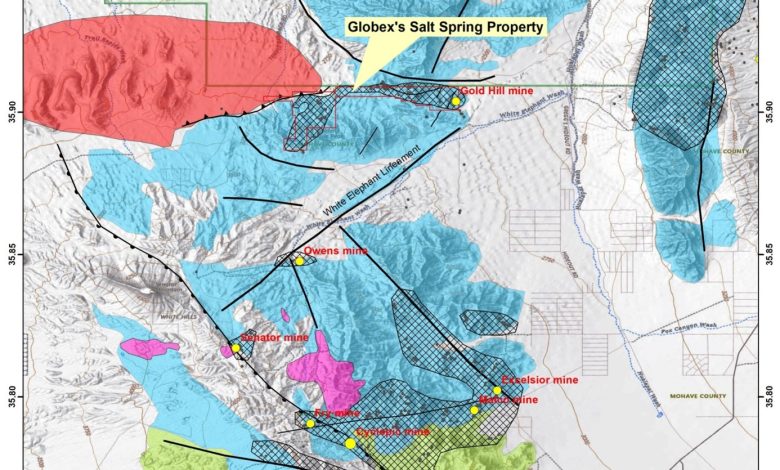 Globex Discovers Wide Gold Zones at the Salt Spring Project in Arizona