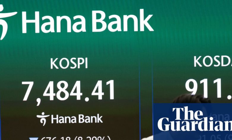 Stock markets fall as concerns persist over tech firms at heart of AI boom | Stock markets Stock markets fall as concerns persist over tech firms at heart of AI boom | Stock markets