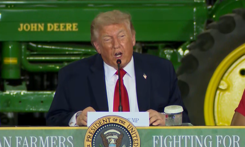 Trump highlights agriculture policies during roundtable event in Chippewa Falls | National Politics Trump highlights agriculture policies during roundtable event in Chippewa Falls | National Politics