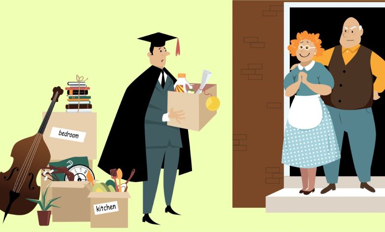 How graduates and parents can financially navigate moving back home post-graduation