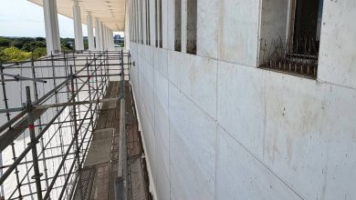 Photos show Kennedy Center’s facade without Trump’s name Photos show Kennedy Center’s facade without Trump’s name