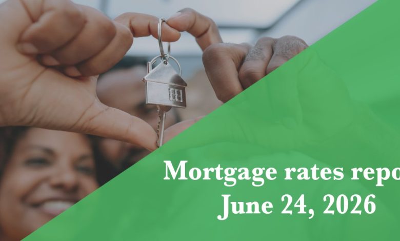 Mortgage rates today, June 24, 2026 Mortgage rates today, June 24, 2026