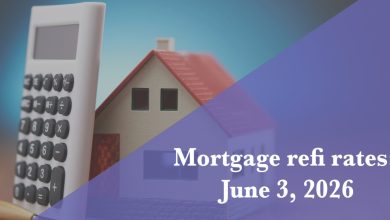 Current refi mortgage rates report for June 3, 2026