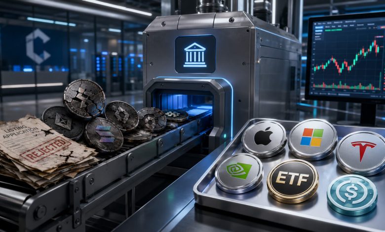 Crypto’s killer app may be selling stocks after its own tokens failed retail Crypto’s killer app may be selling stocks after its own tokens failed retail
