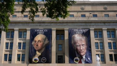 Trump’s face is everywhere. Taxpayers are footing the bill.