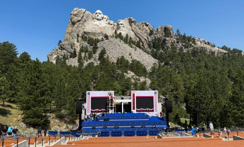 Trump heads to Mount Rushmore as America 250 celebrations ramp up amid extreme heat Trump heads to Mount Rushmore as America 250 celebrations ramp up amid extreme heat