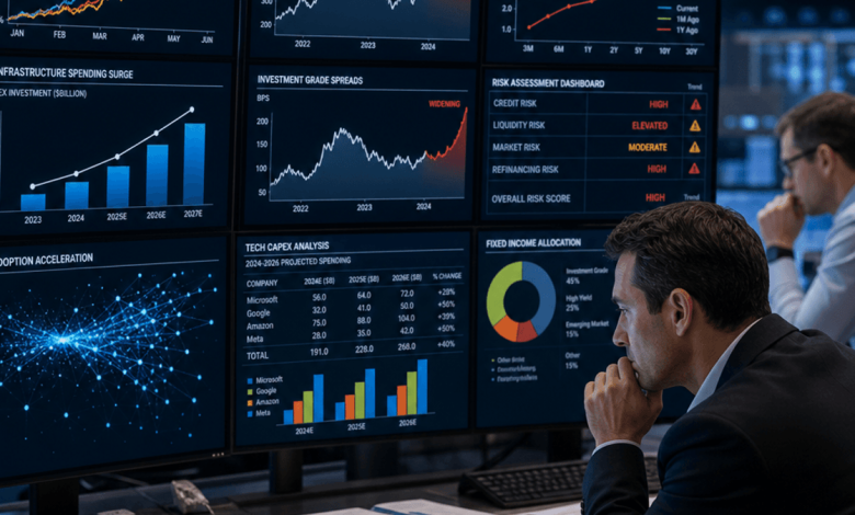 Bond Markets Flash Warning on Big Tech’s AI Spending Spree Bond Markets Flash Warning on Big Tech’s AI Spending Spree