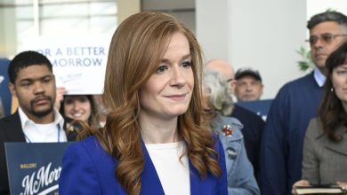 Democrat Mallory McMorrow suspends her Michigan Senate campaign and scrambles the pivotal race