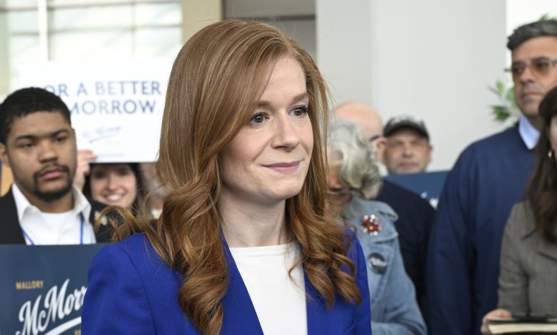 Democrat Mallory McMorrow suspends her Michigan Senate campaign and scrambles the pivotal race Democrat Mallory McMorrow suspends her Michigan Senate campaign and scrambles the pivotal race