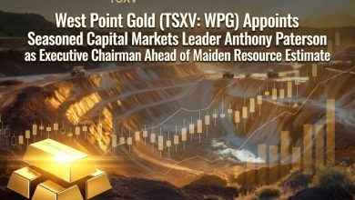 West Point Gold (TSXV: WPG) Appoints Seasoned Capital Markets Leader Anthony Paterson as Executive Chairman Ahead of Maiden Resource Estimate