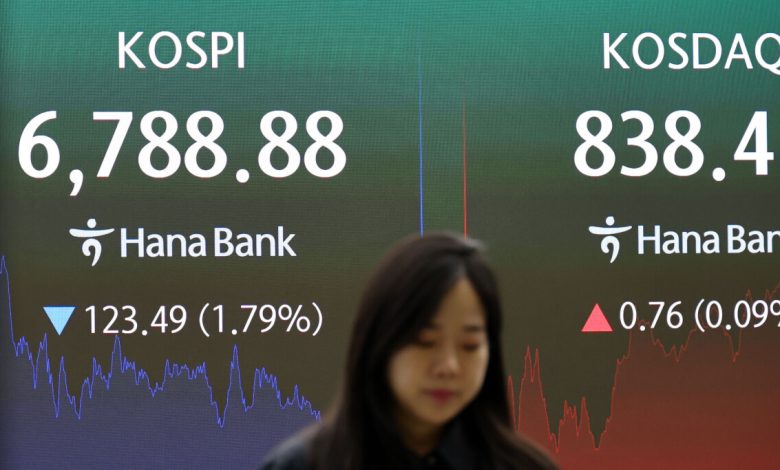Kospi falls 1.8% as tech stocks slide ahead of Jackson Hole