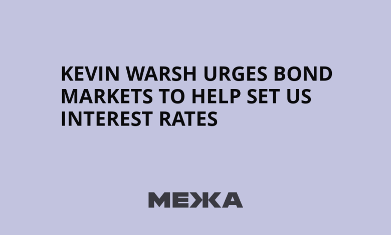 Kevin Warsh Urges Bond Markets to Help Set US Interest Rates | Ukraine news Kevin Warsh Urges Bond Markets to Help Set US Interest Rates | Ukraine news