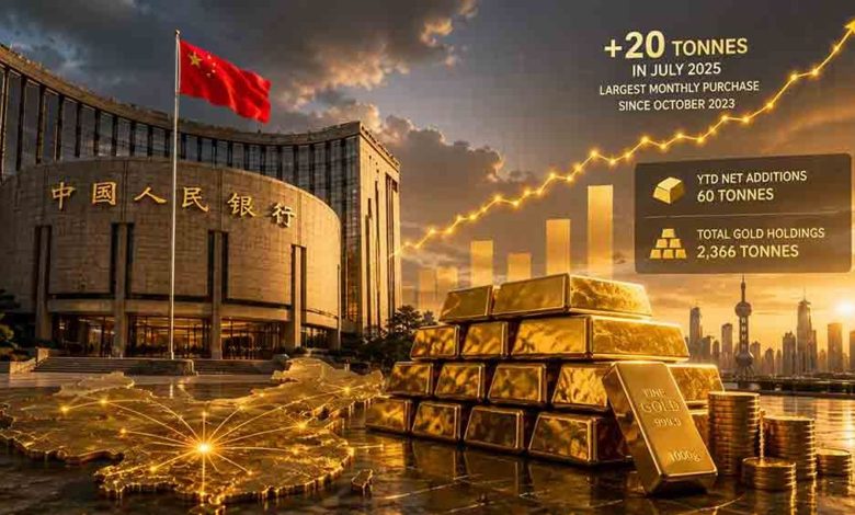 PBOC boosts gold buying with largest monthly purchase since 2023 PBOC boosts gold buying with largest monthly purchase since 2023