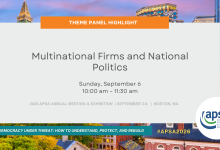 Multinational Firms and National Politics –