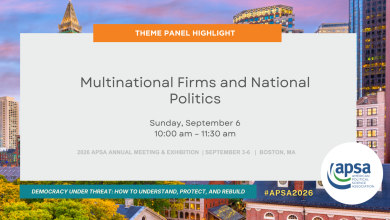 Multinational Firms and National Politics – Multinational Firms and National Politics –