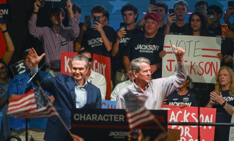Backed by Brian Kemp, Rick Jackson sticks to outsider message Backed by Brian Kemp, Rick Jackson sticks to outsider message