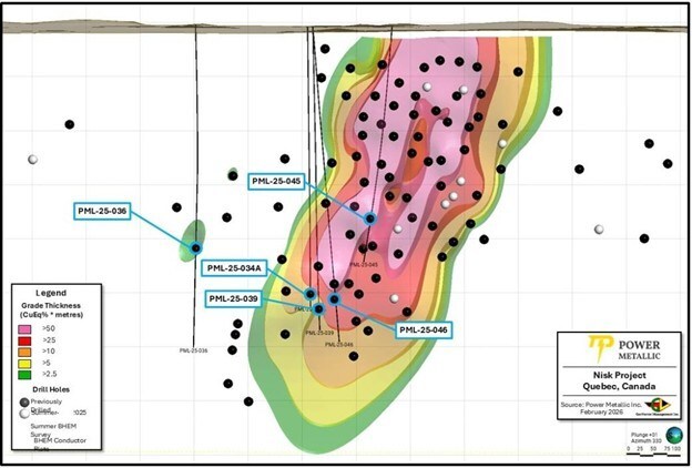 Power Metallic Intercepts 20.40 Meters of 4.11% CuEqRec in Hole 25-046, and 8.60 Meters of 6.84% CuEqRec in Hole 25-045 at Lion Power Metallic Intercepts 20.40 Meters of 4.11% CuEqRec in Hole 25-046, and 8.60 Meters of 6.84% CuEqRec in Hole 25-045 at Lion