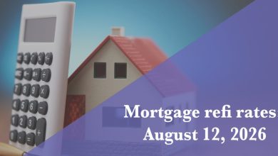 Current refi mortgage rates report for Aug. 12, 2026 Current refi mortgage rates report for Aug. 12, 2026