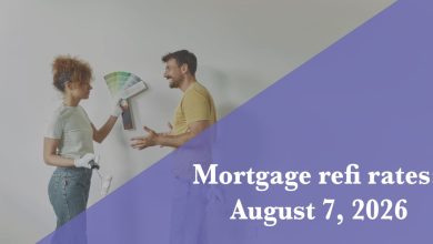 Current refi mortgage rates report for Aug. 7, 2026 Current refi mortgage rates report for Aug. 7, 2026