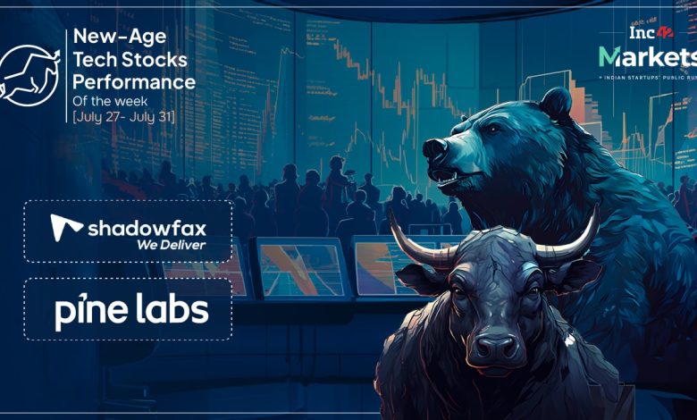 Shadowfax Leads New-Age Tech Stocks This Week, Pine Labs Slides On Q1 Earnings