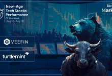 Turtlemint Jumps 23% To Lead Weekly Gains In New-Age Tech Stocks, Veefin Biggest Loser
