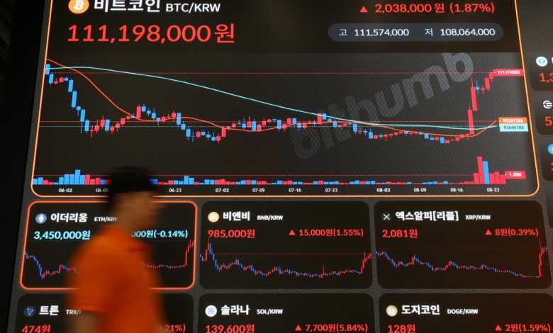 Global crypto rally sends trading volumes soaring at Korean exchanges Global crypto rally sends trading volumes soaring at Korean exchanges