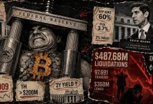 Fed Chair Kevin Warsh triggers a 8 million crypto liquidation cascade as rate-hike expectations rise