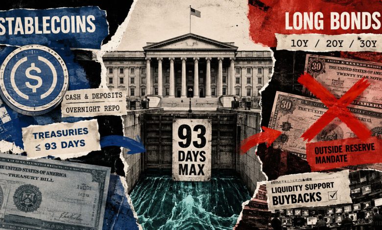 Stablecoin demand supports Treasury bills, not long bonds Stablecoin demand supports Treasury bills, not long bonds