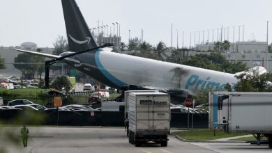 Federal investigators probe Amazon cargo jet’s fiery runway crash that killed 5 in Miami