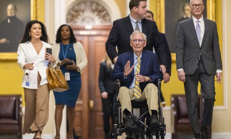 Mitch McConnell returns to Senate after three-month health absence Mitch McConnell returns to Senate after three-month health absence