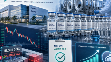 Block deal alert! Gland Pharma shares in focus as promoter Fosun to sell 5% stake for Rs 2,279 crore Block deal alert! Gland Pharma shares in focus as promoter Fosun to sell 5% stake for Rs 2,279 crore