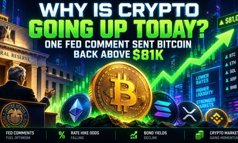 Why Is Crypto Going Up Today? One Fed Comment Sent Bitcoin Back Above K