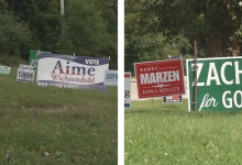 Political yard signs still play a role in a digital campaign era