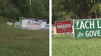 Political yard signs still play a role in a digital campaign era Political yard signs still play a role in a digital campaign era