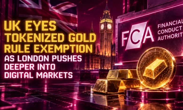 UK Eyes Tokenized Gold Rule Exemption as London Pushes Deeper Into Digital Markets UK Eyes Tokenized Gold Rule Exemption as London Pushes Deeper Into Digital Markets