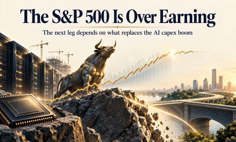 The S&P 500 Is Over-Earning. The Next Leg Depends on What Replaces AI Capex The S&P 500 Is Over-Earning. The Next Leg Depends on What Replaces AI Capex