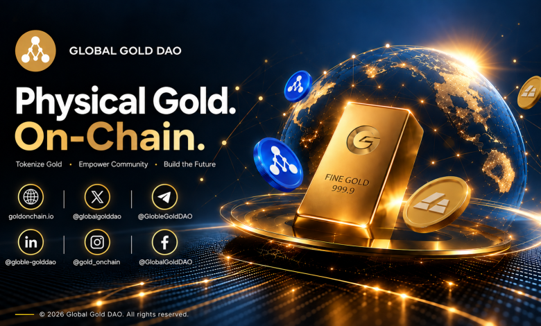 GGD (Global Gold DAO) Launches Tokenized Physical Gold Ecosystem on BNB Chain