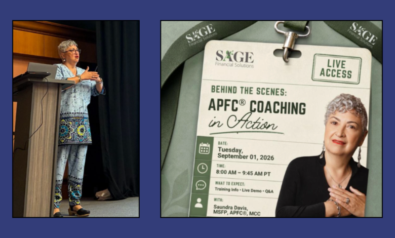 How certified coaching complements financial planning